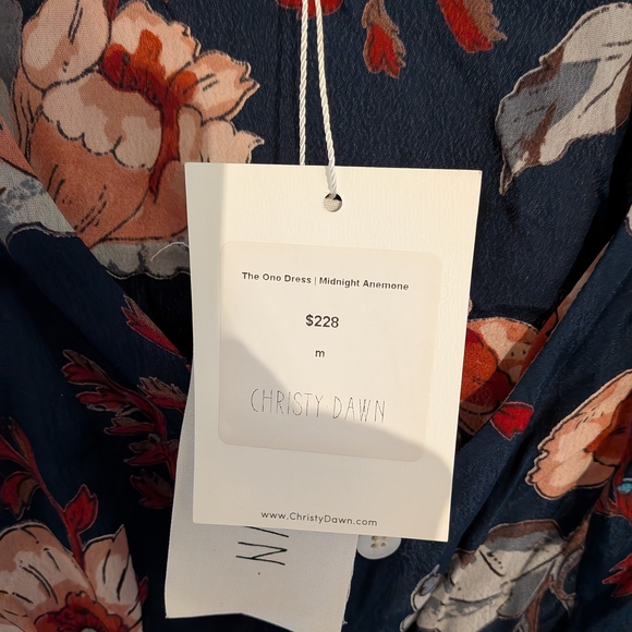 Christy Dawn Navy Floral Mini Dress - Picture 5 of 6